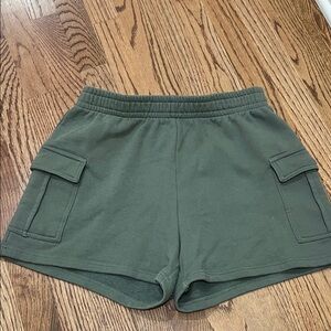 Forever 21 Forest Green Cargo Shorts